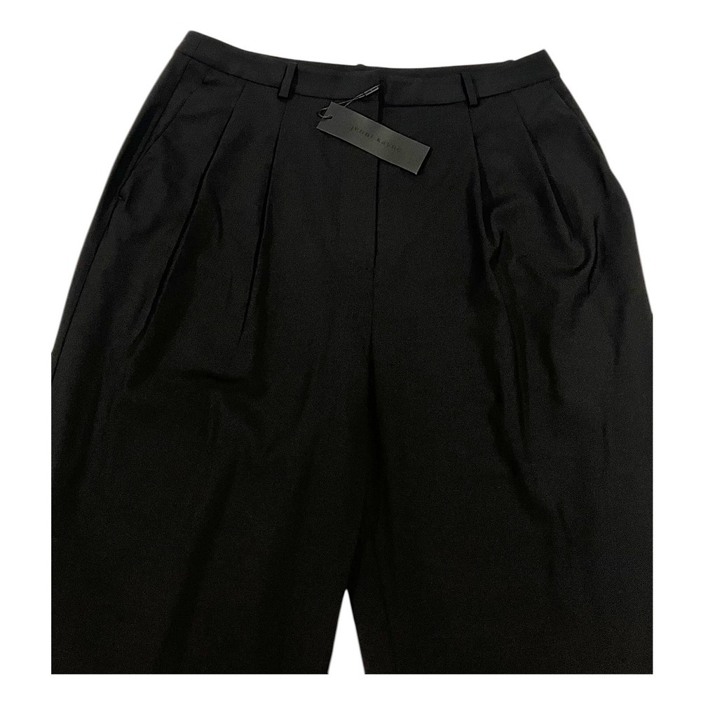 NWT Jenni Kayne Jones Trouser Wool Pants Black 12 - Picture 12 of 16